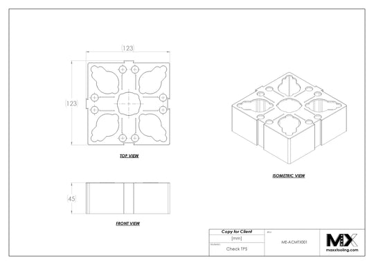 Maxx-ER 013913 Plastic 4 Piece Tray Spare Part