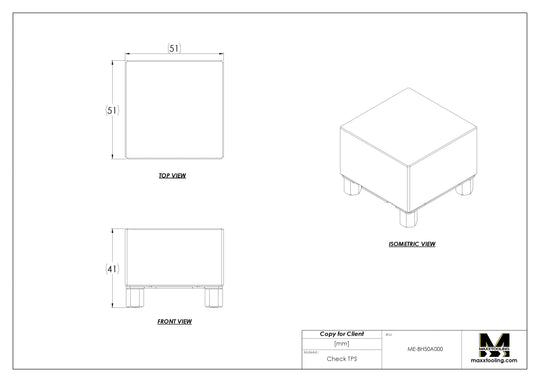 Maxx-ER (Erowa) 50 Aluminum Blank Electrode Holder 4