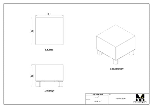 Maxx-ER (Erowa) 009226 50 Brass Blank Electrode Holder 4