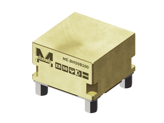 Maxx-ER 093758 50 Brass Blank Electrode Holder C