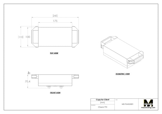 Maxx-ER (Erowa) 090744 G Stainless Heavy Duty Precision Magnetic Pallet 5