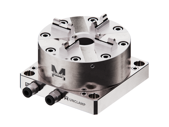 Maxx-ER 035519 100 P Stainless Pneumatic Chuck With Mounting Plate 102x102mm