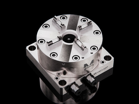 Maxx-ER (Erowa) 035519 100 P Stainless Pneumatic Chuck With Mounting Plate 102x102mm 4