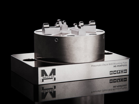 Maxx-ER (Erowa) 037970 100 P Stainless Pneumatic Chuck With Mounting Plate 145x145mm 2