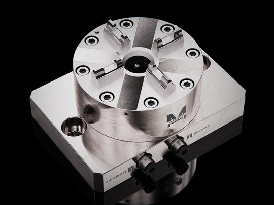 Maxx-ER (Erowa) 037970 100 P Stainless Pneumatic Chuck With Mounting Plate 145x145mm 3