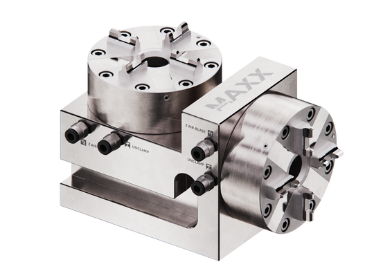 Maxx-ER 100 P Stainless Pneumatic Chuck With Universal Square Block