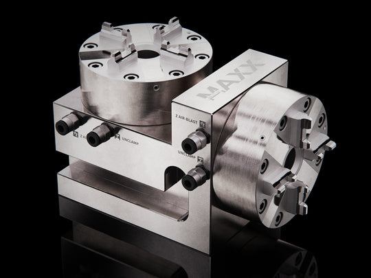 Maxx-ER (Erowa) 100 P Stainless Pneumatic Chuck With Universal Square Block 1