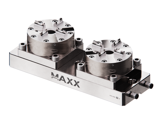 Maxx-ER 100 P Stainless Multi 2 Pneumatic Chuck Precision Rail