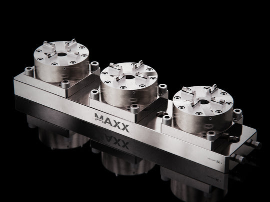 Maxx-ER (Erowa) 100 P Stainless Multi 3 Pneumatic Chuck Precision Rail 1