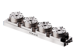 Maxx-ER 100 P Stainless Multi 4 Pneumatic Chuck Precision Rail
