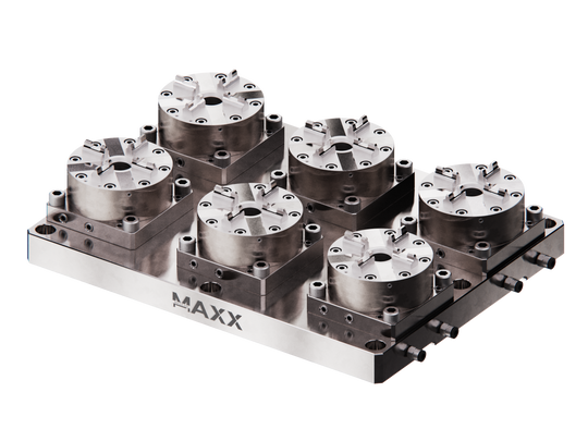 Maxx-ER 100 P Stainless Multi 6 Pneumatic Chuck System