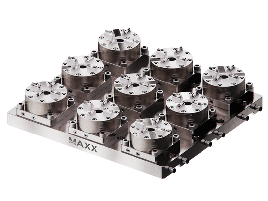 Maxx-ER 100 P Stainless Multi 9 Pneumatic Chuck System