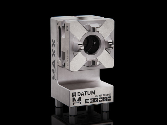 Maxx-ER (Erowa) 50 Stainless Manual QuickChuck Chuck with 90° Flushing Adapter 2