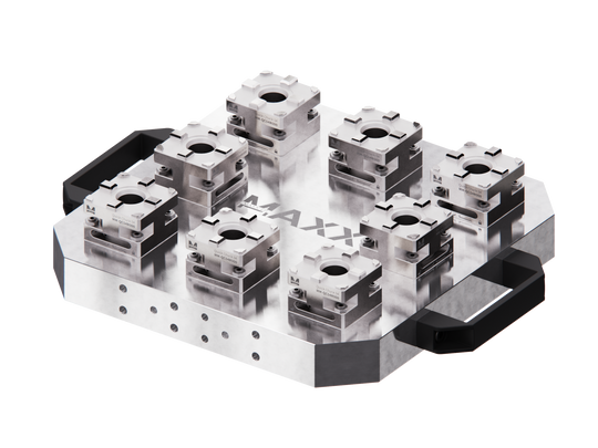 MaxxUPC UPC Aluminum Multi 8 Manual Quick Chuck Adapter to MaxxMacro