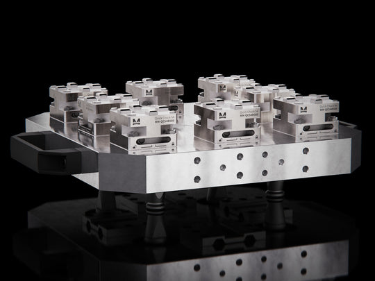 MaxxUPC (Erowa) UPC Aluminum Multi 8 Manual Quick Chuck Adapter to MaxxMacro 2