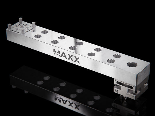 Maxx-ER 50 Aluminum Manual QuickChuck Horizontal Extension 12"