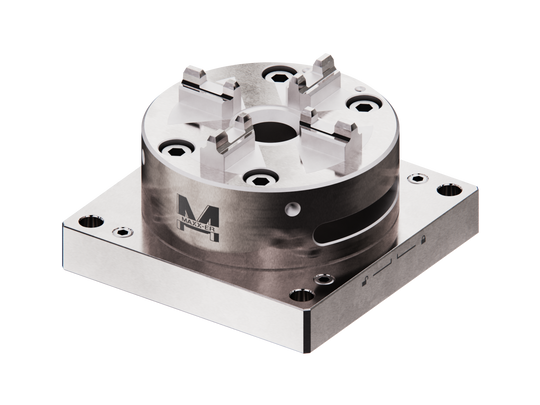 Maxx-ER 038824 100 P Stainless Manual Quick Chuck WEDM Rust Proof With Mounting Plate 118x118mm