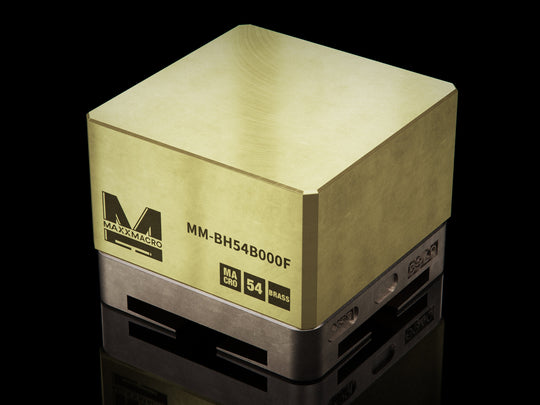 MaxxMacro 54 Brass Full Blank Electrode Holder EDM Tooling Warehouse