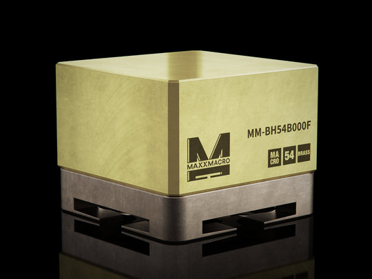 MaxxMacro 54 Brass Full Blank Electrode Holder EDM Tooling Warehouse