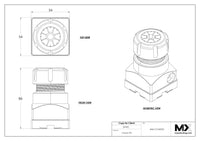 MaxxMacro (System 3R) 54 ER Collet Chuck ER32 5