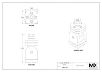 MaxxMacro (System 3R) 54 Variable Angled Collet Chuck ER16 4