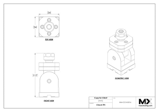 MaxxMacro 54 Variable Angled Collet Chuck ER16 EDM Tooling Warehouse