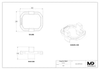 MaxxMacro (System 3R) Drawbar Macro Combi Plastic Clip SSP13854E 5