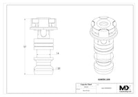 MaxxMacro (System 3R) Drawbar Long Automatic 605 Stainless 4