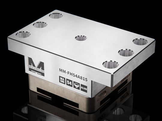 MaxxMacro 54 Aluminum Flat Electrode Holder 81x51 EDM Tooling Warehouse