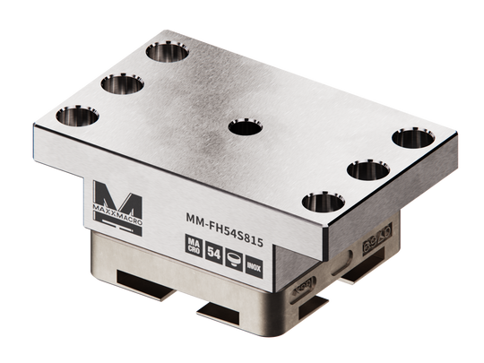 MaxxMacro 54 Stainless Flat Electrode Holder 81x51 EDM Tooling Warehouse