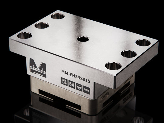 MaxxMacro 54 Stainless Flat Electrode Holder 81x51 EDM Tooling Warehouse