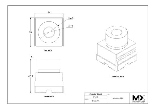 MaxxMacro 54 Stainless 656 Control Ruler Master Performance EDM Tooling Warehouse