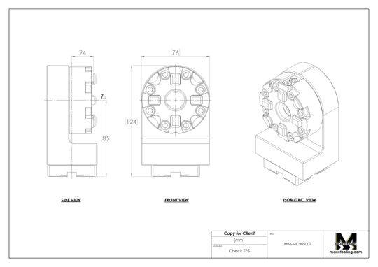 MaxxMacro (System 3R) 54 Manual Angle Adapter 90 Degree Adapter 5