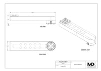 MaxxMacro (System 3R) 54 Manual Chuck Horizontal Extension 12" 5