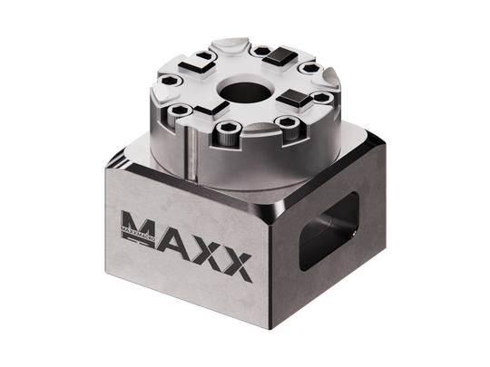 MaxxMacro 54 610.21-S Manual Chuck with Mounting Plate CNC Manual