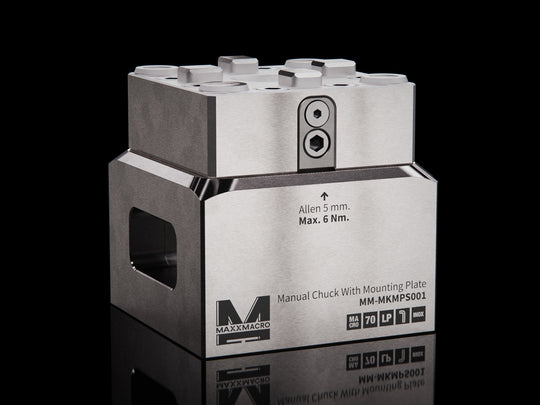 MaxxMacro (System 3R) 70 Low Profile Manual Chuck with Mounting Plate CNC 2