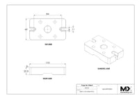 MaxxMacro 54 Mounting Plate for Manual QuickChuck EDM Tooling Warehouse