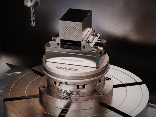 MaxxMagnum 680.24RS Manual Chuck Low Profile Table Haas TR210