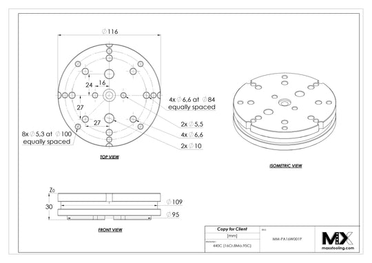MaxxMacro (System 3R) 116 Stainless Integrated Pallet Performance 5