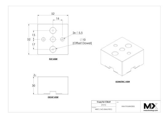 MaxxMacro (System 3R) 54 Stainless Performance Pallet MXRefix 5