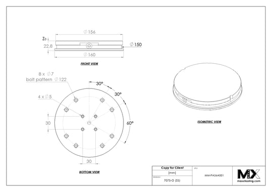 MaxxMagnum (System 3R) 156 Aluminum Pallet 5