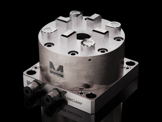 MaxxMacro 70 Pneumatic Chuck 6001030 with Mounting Plate WEDM EDM Tooling Warehouse