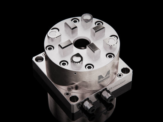 MaxxMacro 70 Pneumatic Chuck 6001030 with Mounting Plate WEDM EDM Tooling Warehouse