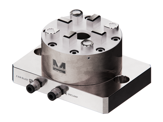 MaxxMacro (System 3R) 70 Pneumatic Chuck 6001030 with Mounting Plate CNC Table 0