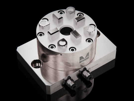 MaxxMacro (System 3R) 70 Pneumatic Chuck 6001030 with Mounting Plate CNC Table 3