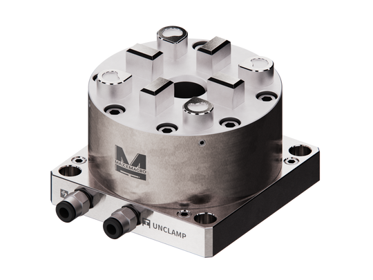 MaxxMacro 70 Pneumatic Chuck 600.1-30 with Mounting Plate EDM Tooling Warehouse