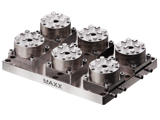 MaxxMacro (System 3R) 70 Multi 6 Pneumatic Chuck 6001030 System 0