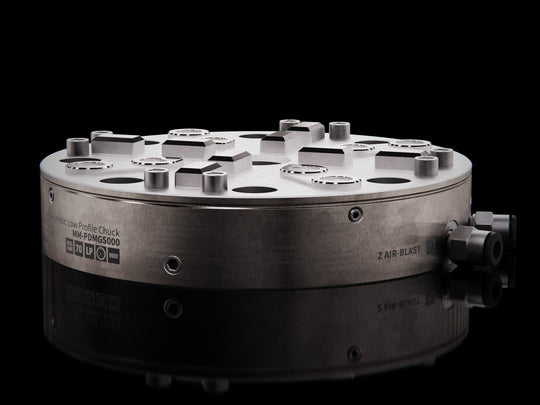 MaxxMagnum (System 3R) Pneumatic Chuck D150 Manual Short Drawbar Low Profile 2