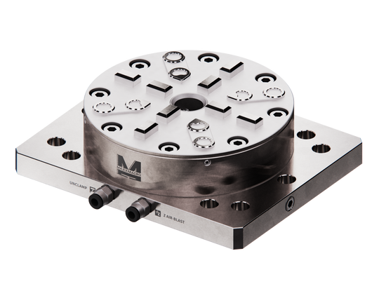 MaxxMagnum (System 3R) Pneumatic Chuck Manual Short Drawbar with Mounting Plate 680245 0