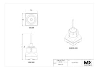 MaxxMacro 54 Probe Centering Sensor Stationary 6mm Tip